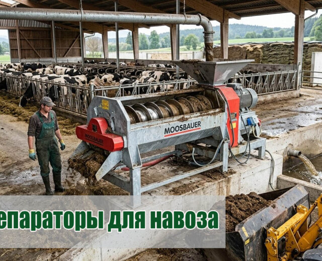 сепараторы для навоза
